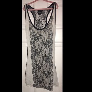 Daytrip cotton and lace tank top